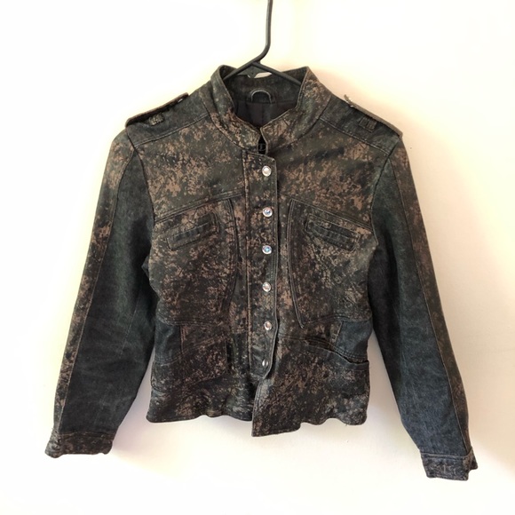 H&P Jackets & Blazers - 🔴 4/$25 Leather & Denim Jacket Size Medium